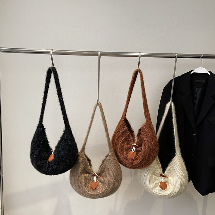 Damen Große Beuteltasche mit strukturiertem Design Nord Taschen