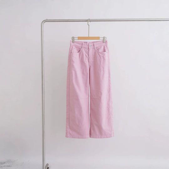 Damen Weite High-Waist Hose Nord Taschen