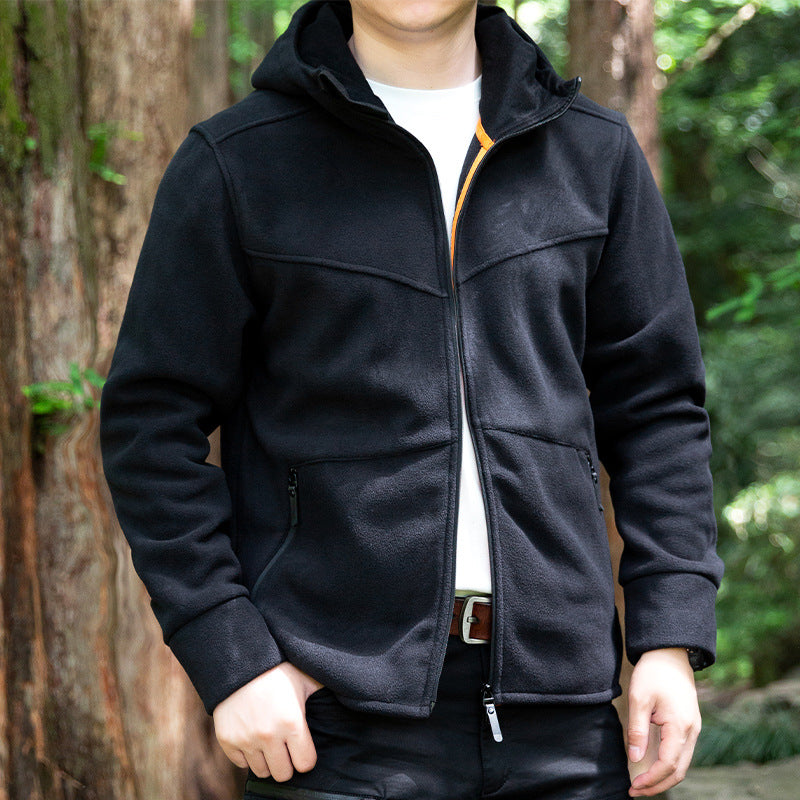 Herren Fleecejacke mit praktischen Taschen Nord Taschen