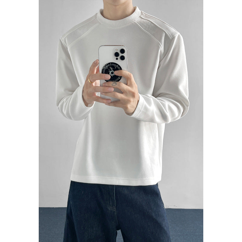Herren Lässiger Sweatshirt mit Raglanärmeln Nord Taschen