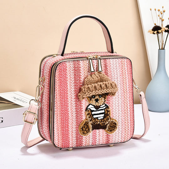Damen Umhängetasche mit einzigartigem Teddy-Design Nord Taschen