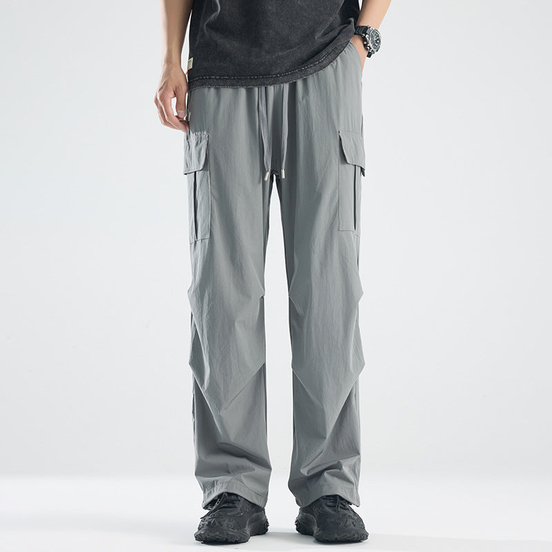 Herren Breite Tech‑Cargo‑Hose mit Utility‑Taschen und verstellbarem Bund Nord Taschen