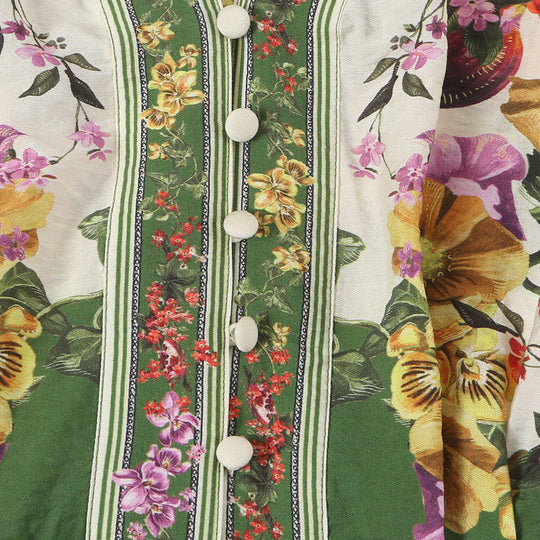 Damen Kurzkleid im Kimono-Stil mit Taillengürtel und V-Ausschnitt Nord Taschen