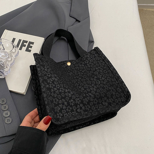 Damen Einkaufstasche aus strapazierfähigem Material mit floralem Design Nord Taschen