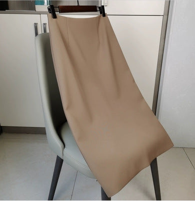 Damen Taillierter Midirock mit Rückenschlitz, figurformenden Abnähern und verdecktem Reißverschluss Nord Taschen