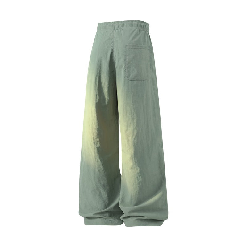 Damen Weite Baggy-Leinenoptik-Hose mit Tunnelzug, perforierten Einsätzen & Relaxed-Silhouette Nord Taschen