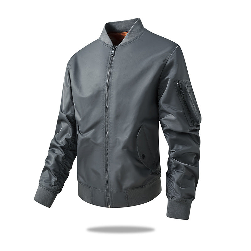 Herren Sportliche Bomberjacke Nord Taschen