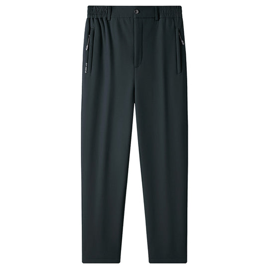 Herren Gefütterte Lounge-Hose mit Teddy-Innenfutter, elastischem Bund und Reißverschlusstaschen Nord Taschen