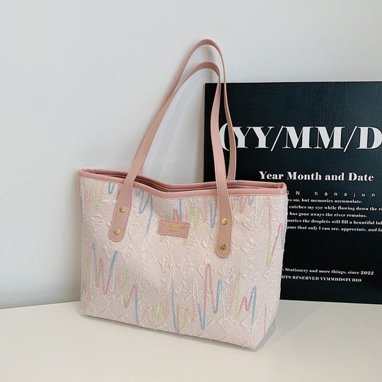 Damen Tragetasche mit modernem grafischen Design Nord Taschen