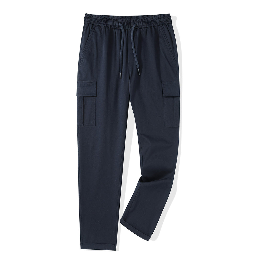 Herren Cargo-Jogginghose mit elastischem Bund, Kordelzug und aufgesetzten Klappentaschen Nord Taschen