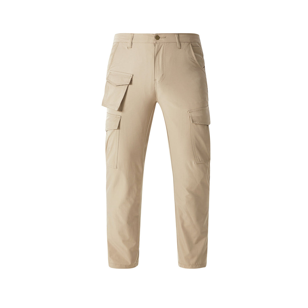 Herren Leichte Stretch-Cargohose mit mehrfachen Klappentaschen & tapered Schnitt Nord Taschen