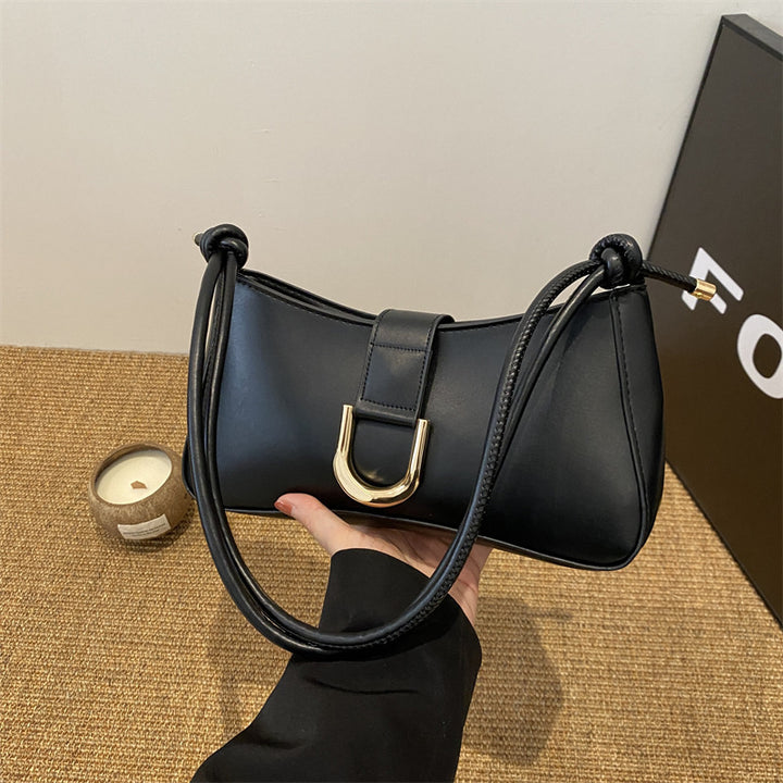 Damen elegante Schultertasche mit modernem Magnetverschluss Nord Taschen