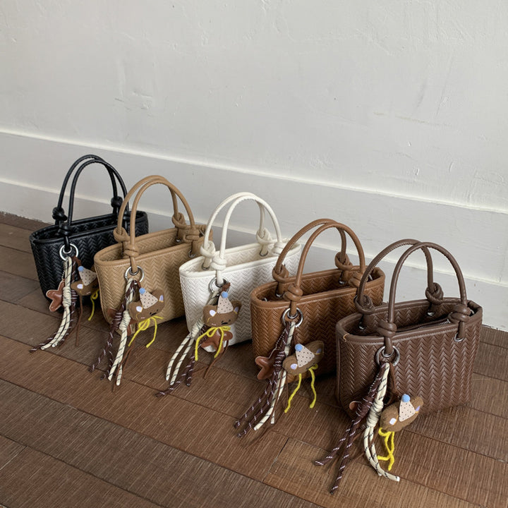 Damenhandtasche im modernen geflochtenen Design Nord Taschen
