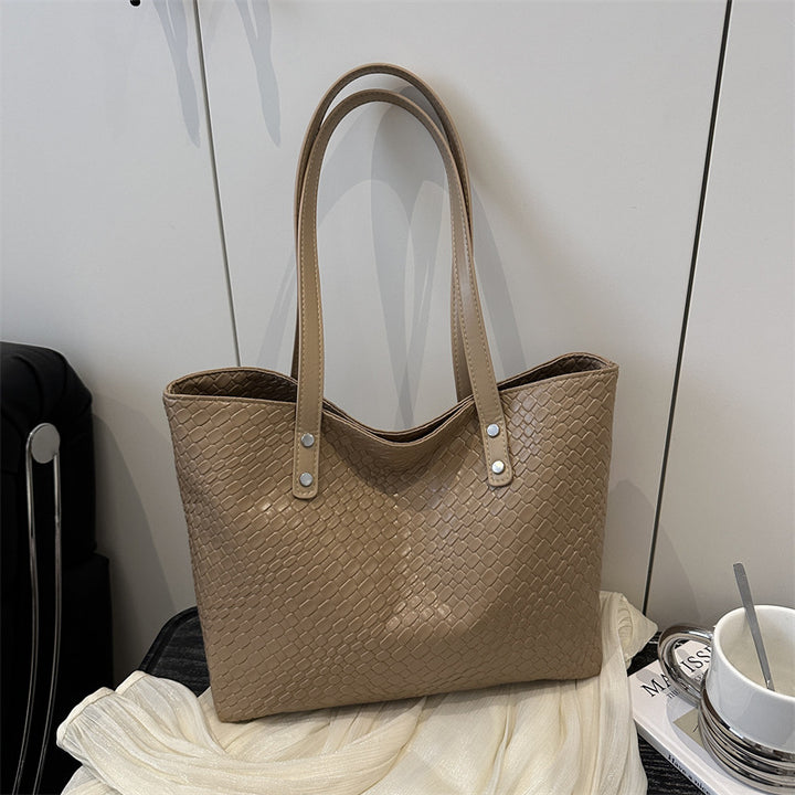Damen elegante geflochtene Tragetasche Nord Taschen