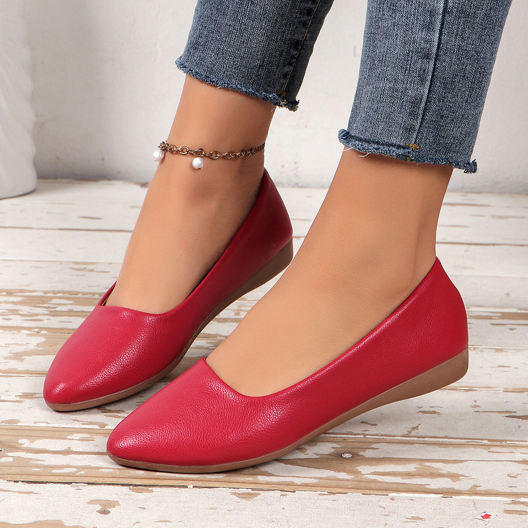 Damen Elegante Ballerinas mit zeitlosem Design und weichem Obermaterial