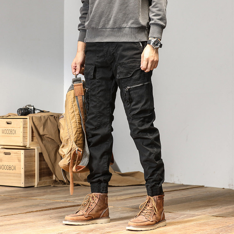 Herren Technische Cargo-Jogginghose mit Multifunktionstaschen & elastischen Bündchen Nord Taschen