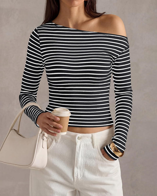 Damen Langarm Shirt Nord Taschen