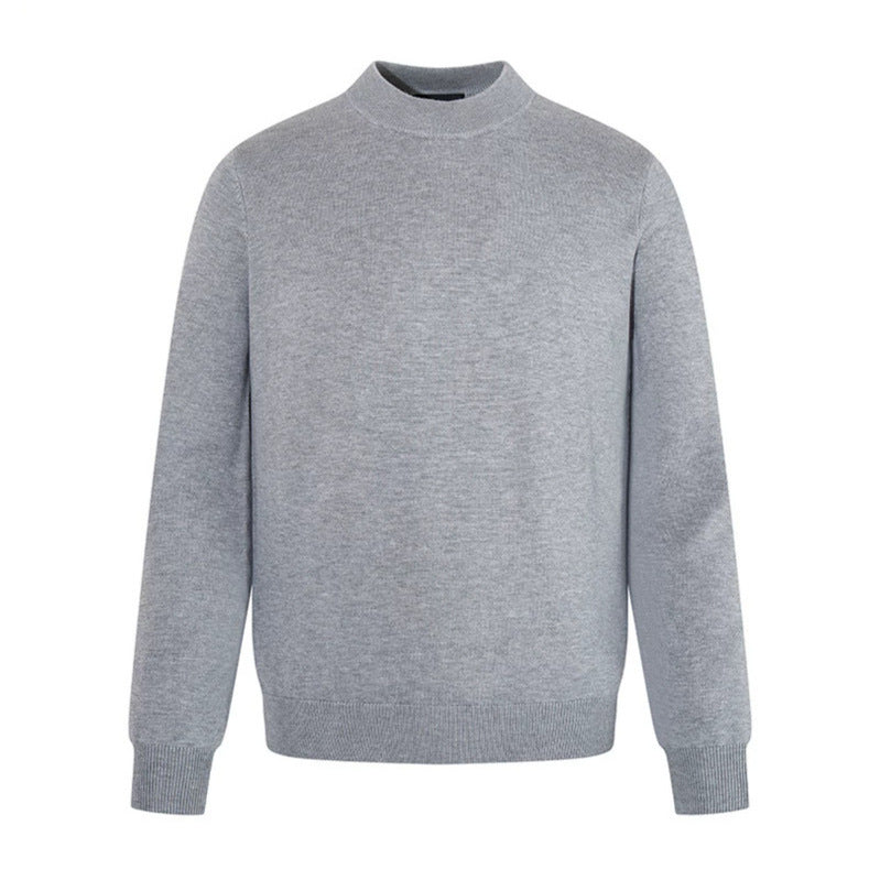 Herren Feinstrickpullover mit leichtem Stehkragen und gerippten Bündchen Nord Taschen