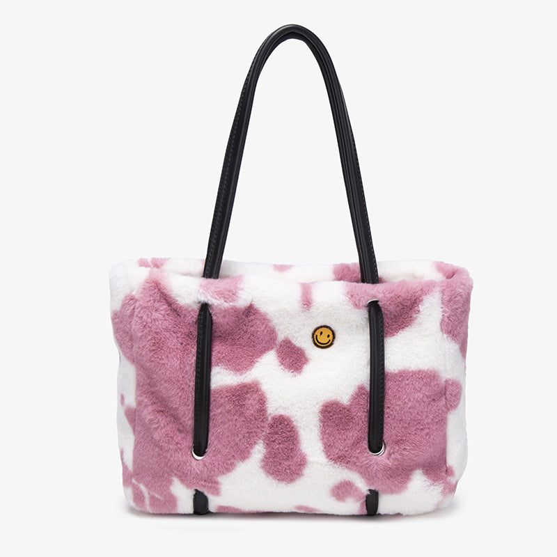 Damen Shopper-Tasche aus strapazierfähigem, weich gepolstertem Material mit trendigem Muster Nord Taschen