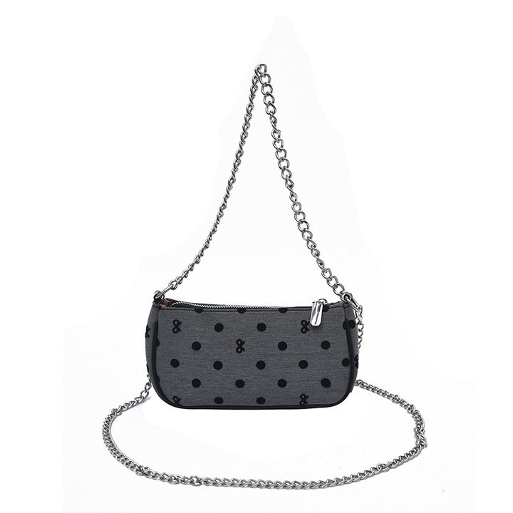 Damen Schultertasche mit modischem Punktemuster Nord Taschen
