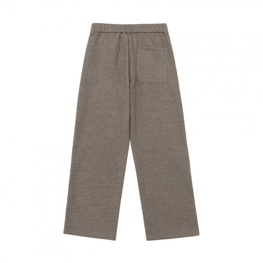 Damen Weite Bundfaltenhose mit hohem Bund und geradem Bein Nord Taschen