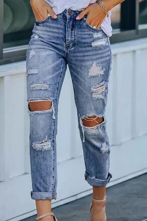 Damen destroyed Boyfriend Jeans
