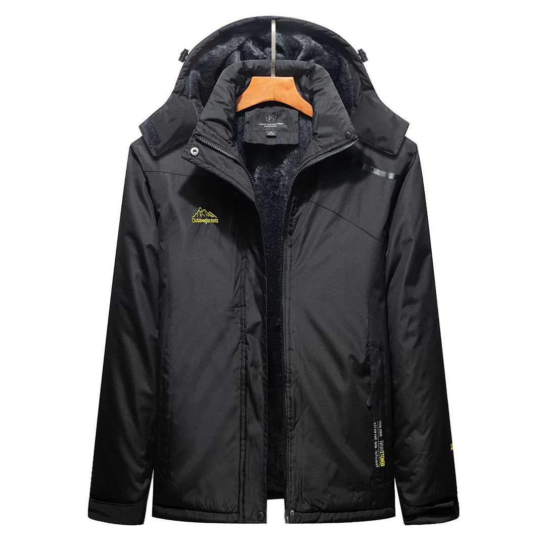 Herren Isolierte Winterparka mit Teddyfutter, Kapuze und wasserabweisender Außenhülle Nord Taschen