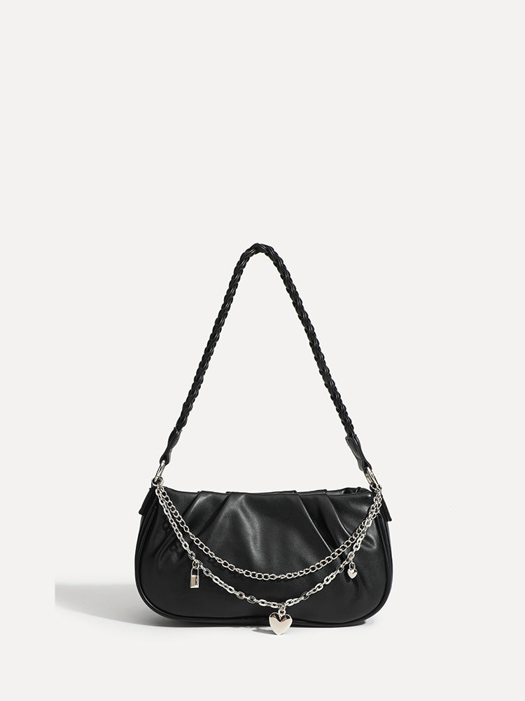 Damen Hobo-Tasche mit stilvollem Kettenanhänger Nord Taschen