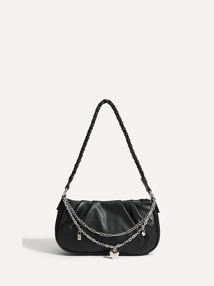 Damen Hobo-Tasche mit stilvollem Kettenanhänger Nord Taschen