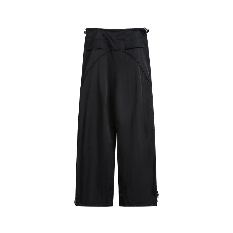 Damen weite Cargo-Hose mit Kordelzugbund und verstellbaren Saum Nord Taschen