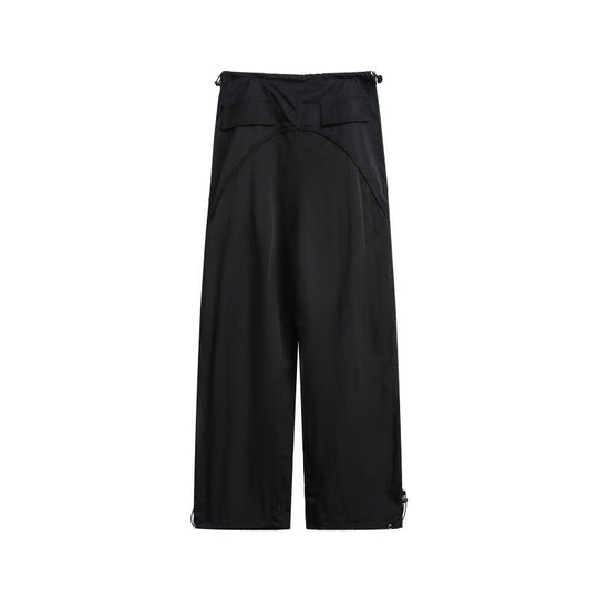 Damen weite Cargo-Hose mit Kordelzugbund und verstellbaren Saum Nord Taschen