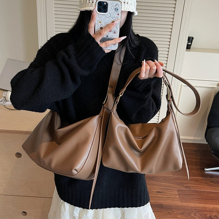 Damen zeitlose Hobo-Tasche mit lässigem Chic Nord Taschen