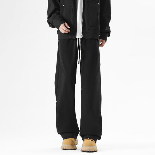 Herren Weite Baggy-Sweathose mit Kordelzug und elastischem Beinabschluss Nord Taschen