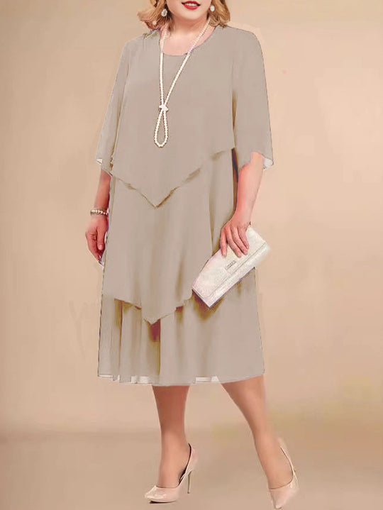 Elegantes Chiffonkleid für Damen