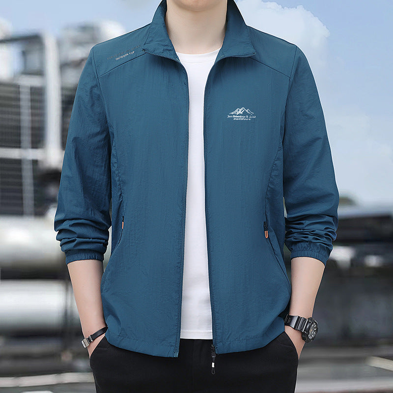 Herren Leichte Outdoor-Jacke mit Windschutz Nord Taschen