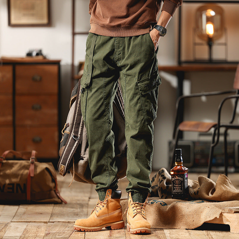 Herren Cargo-Joggerhose mit Multifachtaschen und elastischem Saum Nord Taschen