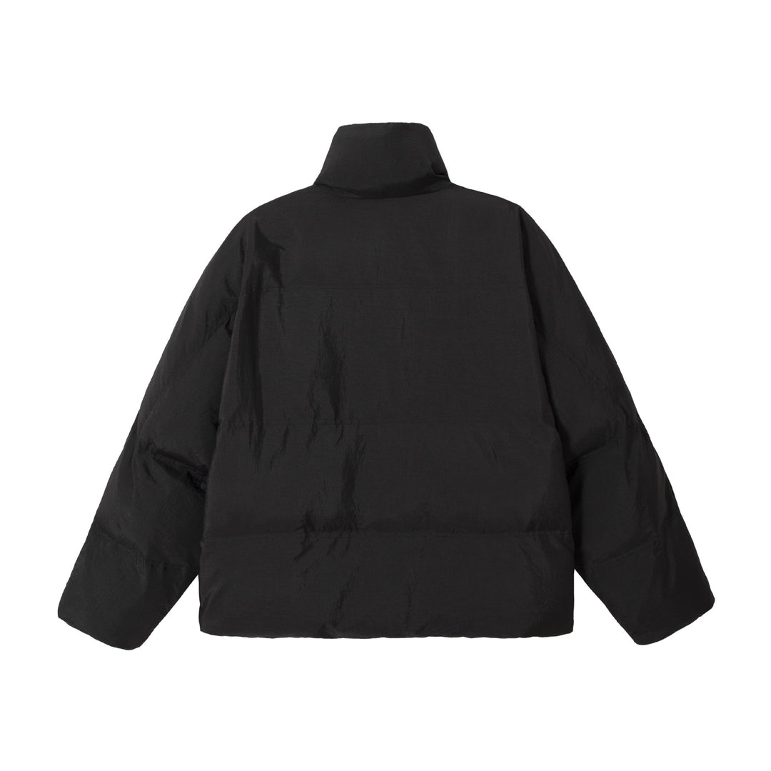 Unisex Boxy-Pufferblouson mit hohem Stehkragen und verdeckter Frontblende Nord Taschen