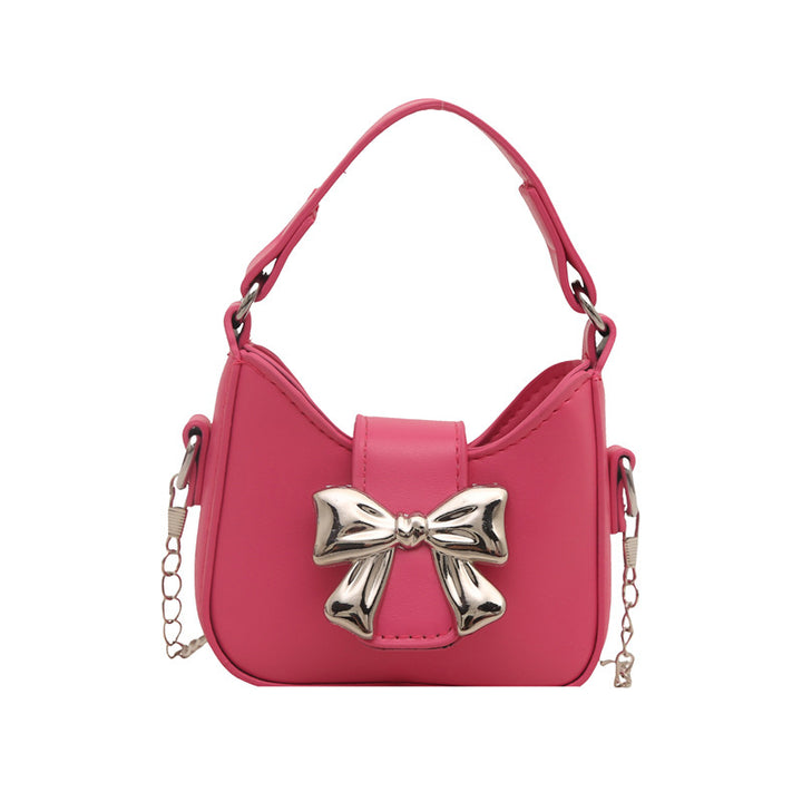 Damen Mini-Handtasche mit stilvollem Schleifenverschluss Nord Taschen