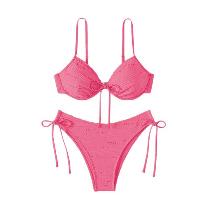 Damen Triangelbikini mit verstellbaren BindNord Taschenändern