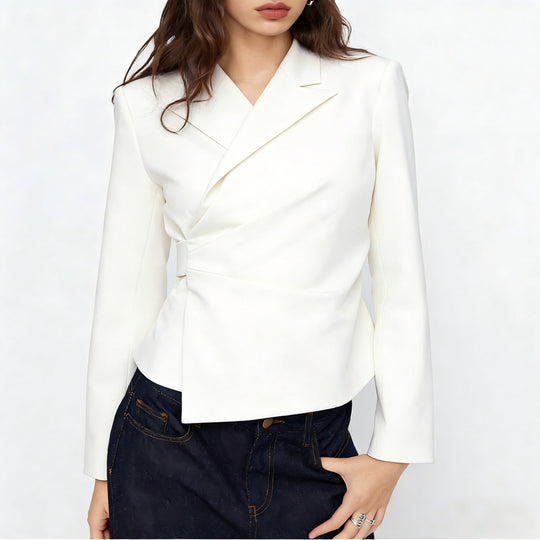 Damen Eleganter Tailored Blazer Nord Taschen