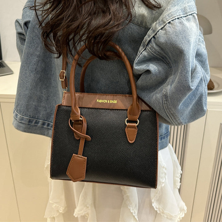Damen Handtasche mit strukturiertem Kunstleder und eleganten Tragegriffen Nord Taschen