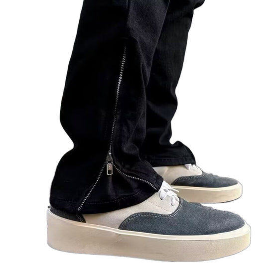 Herren Slim-Fit Zip-Ankle-Hose mit seitlichem Reißverschluss-Detail Nord Taschen