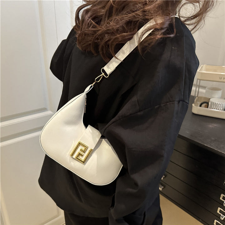 Damen Hobo-Handtasche mit schickem Design und modernem Verschluss Nord Taschen
