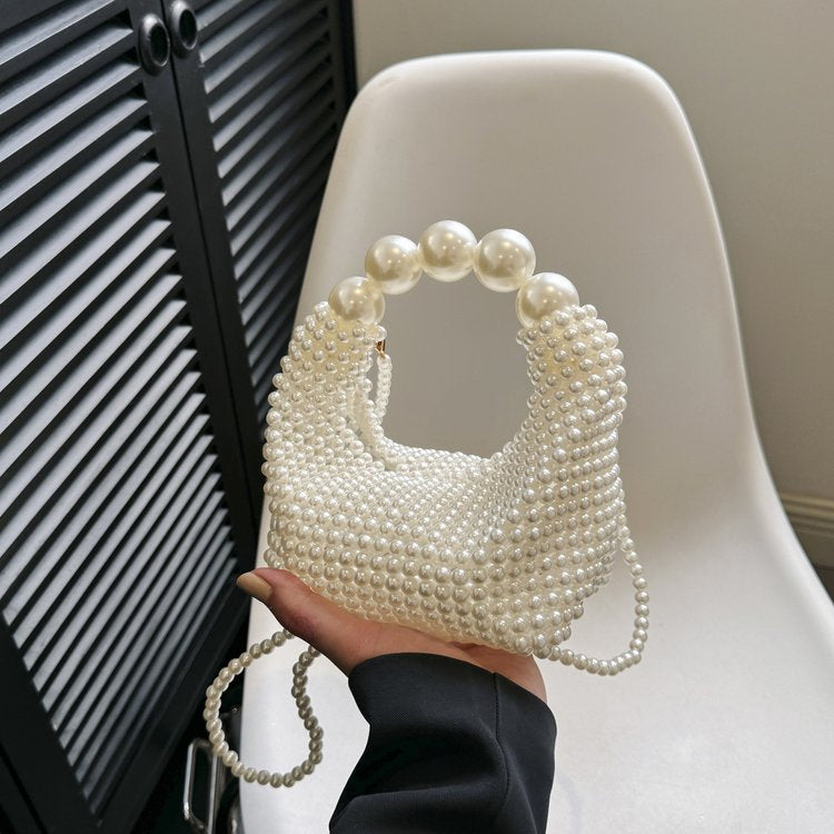 Damen perlverzierte Mini-Handtasche Nord Taschen