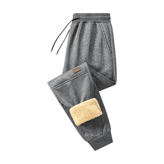 Herren Gefütterte Cozy‑Tech Jogginghose mit Teddy‑Innenfutter, Kordelbund & Bündchen Nord Taschen