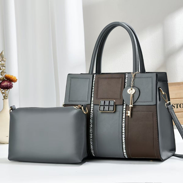 Damen elegante Handtasche mit abnehmbarer Clutch Nord Taschen
