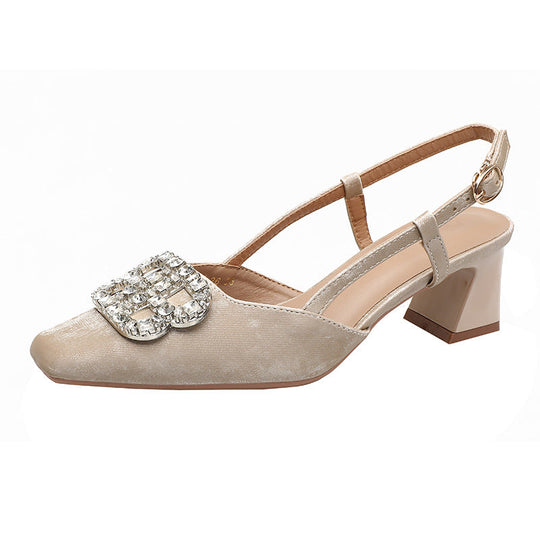 Damen Slingback-Pumps mit funkelndem Schmuck Nord Taschen