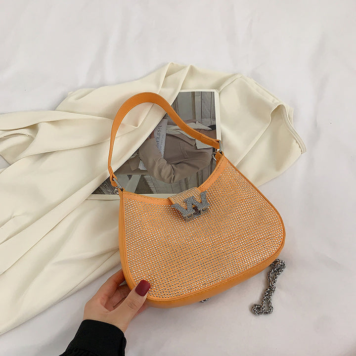 Damen exklusive Glamour-Handtasche mit funkelnden Strasssteinen Nord Taschen