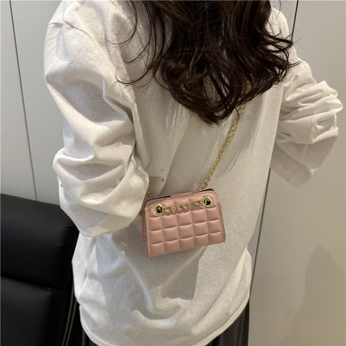 Damen modische Mini-Handtasche mit exquisiten Kettenakzenten Nord Taschen
