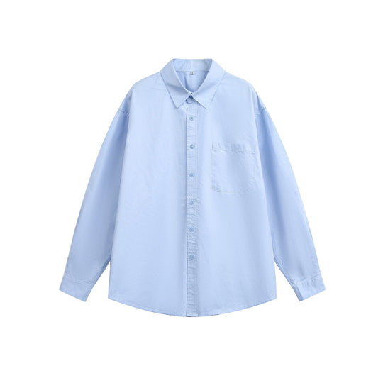 Damen Oversize-Casual-Hemd mit Drop-Shoulder und Brusttasche Nord Taschen